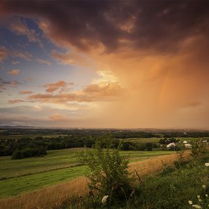 Rainbow Cell Sunset W Rainbow July 2016 no mark
